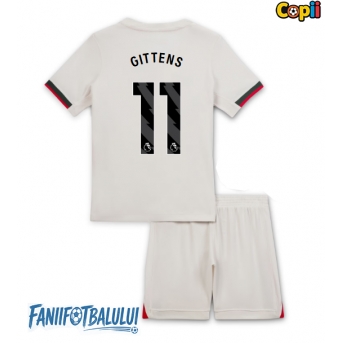 Chelsea Jamie Gittens #11 Echipament de Fotbal Replică 2025-26 Copii Deplasare (+ Șorturi)